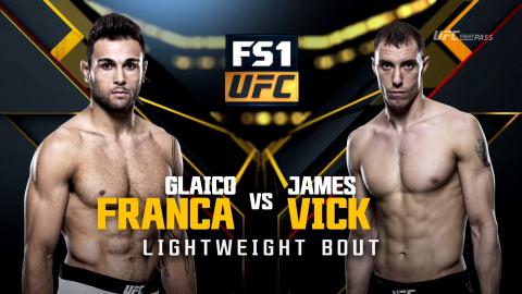 UFC 197 - James Vick vs Glaico Franca - Apr 23, 2016