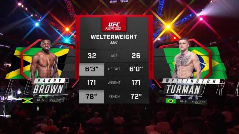 UFC on ABC 5 - Randy Brown vs Wellington Turman - Jun 24, 2023