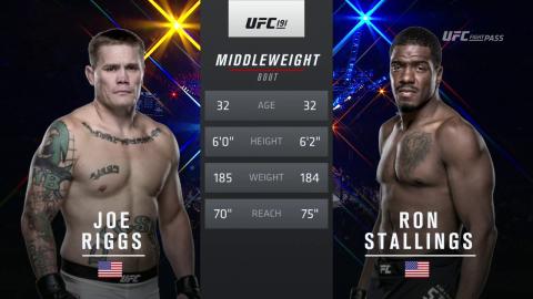 UFC 191 - Joe Riggs vs Ron Stallings - Sep 6, 2015