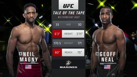 UFC on ESPN 24 - Neil Magny vs Geoff Neal - May 1, 2021