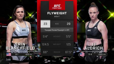 UFCFN 207 : Erin Blanchfield vs JJ Aldrich - June 4, 2022