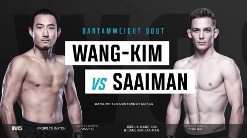 DWCS - Josh Wang Kim vs Cameron Saaiman - Aug 23, 2022
