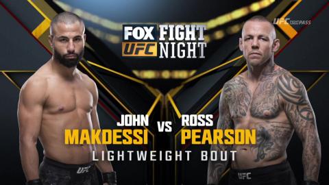 UFC on Fox 30 - John Makdessi vs Ross Pearson - Jul 27, 2018