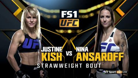 UFC 195 - Justine Kish vs Nina Nunes - Jan 02, 2016