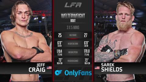 LFA 161 - Sarek Shields vs Jeffrey Craig - June 22, 2023