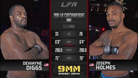 DeWayne Diggs vs. Joseph Holmes - Aug 27, 2021