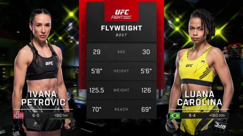 UFC on ESPN 48 - Ivana Petrovic vs Luana Carolina - Jul 01, 2023