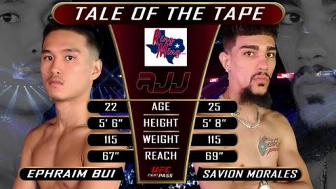 Next Fight Up - Bui Ephraim vs Savion Morales - Oct 06, 2022