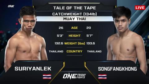 One Friday Fights 28 - Suriyanlek OBT.Kamphee vs Songfangkhong FAGroup - August 11, 2023