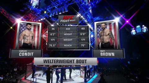 UFC on ABC 1 - Carlos Condit vs Matt Brown - Jan 17, 2021