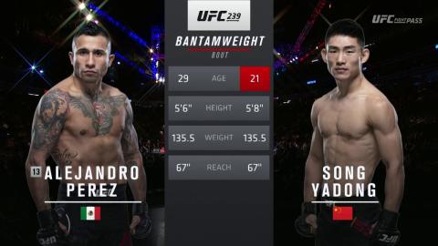 UFC 239 - Alejandro Perez vs Song Yadong - Jul 6, 2019