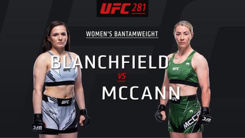 UFC 281 - Erin Blanchfield vs Molly McCann - Nov 12, 2022