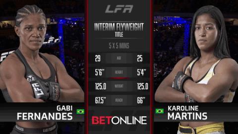 LFA 143 - Gabriella Fernandes vs Karoline Martins - Sep 30, 2022