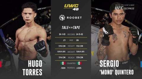 UWC 48 - Hugo Torres vs Sergio Quintero - September 28, 2023