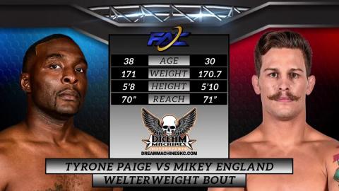 Mikey England vs. Tyrone Paige - Oct 08, 2021