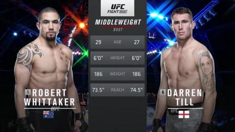 UFC on ESPN 14 - Robert Whittaker vs Darren Till - Jul 25, 2020
