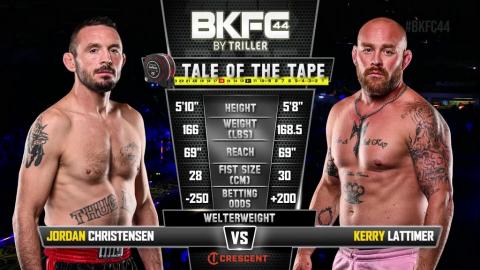 BKFC 44 - JorDan Christensen vs. Kerry Lattimer - Jun 09, 2023