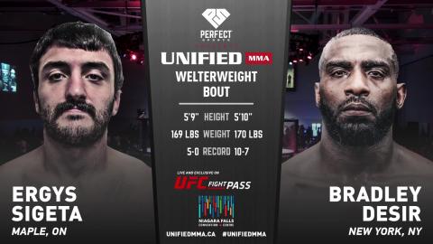 Unified MMA 51 - Ergys Sigeta vs Bradley Desir - June 22, 2023