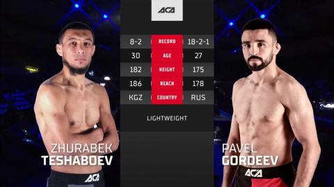 Pavel Gordeev vs. Zharabek Teshebaev - Sep 24, 2021