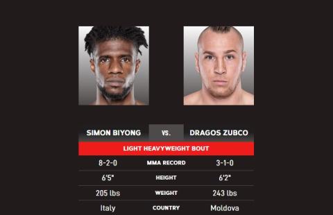 Bellator 287 - Simon Biyong vs Dragos Zubco - Oct 29, 2022