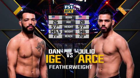 UFC 220 - Dan Ige vs Julio Arce - Jan 19, 2018