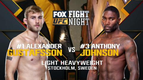 UFC on FOX 14 - Alexander Gustafsson vs Anthony Johnson - Jan 23, 2015