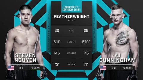 Contender Series 2023 - Steven Nguyen vs AJ Cunningham - September 11, 2023
