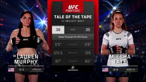 UFC on ABC 3: Lauren Murphy vs Miesha Tate - Jul 16, 2022