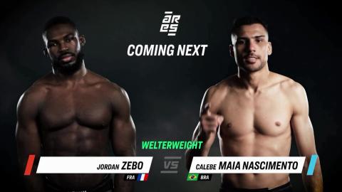 Ares FC 11- Jordan Zébo vs Caleb Nascimento - Jan 20, 2023