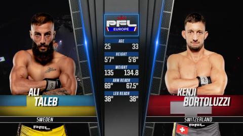 PFL Europe 2 - Ali Taleb vs Kenji Bortoluzzi - July 07, 2023