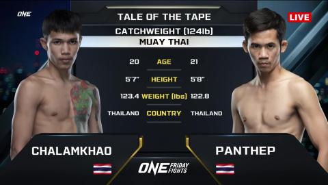 One Friday Fights 33 - Pantep VK Khaoyai vs Chalamkhao PK.Saenchai - September 14, 2023