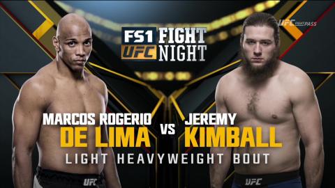 UFC on Fox 23 - Marcos Rogerio de Lima vs Jeremy Kimball - Jan 28, 2017