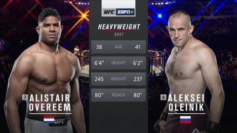UFC Fight Night 149 - Aleksei Oleinik vs Alistair Overeem - Apr 19, 2019