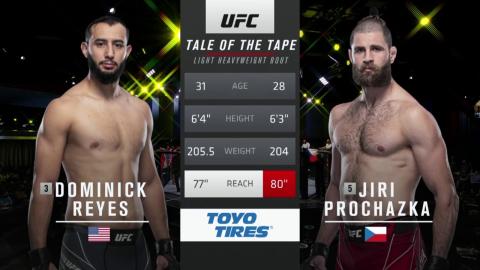 UFC on ESPN 23 - Dominick Reyes vs Jiří Procházka - May 1, 2021