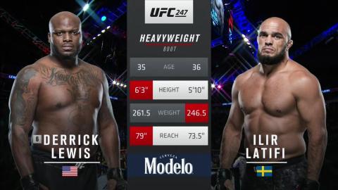 UFC 247 - Derrick Lewis vs Ilir Latifi - Feb 8, 2020