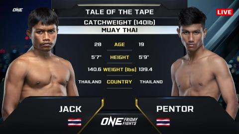 One Friday Fights 28 - Pentor SP Kansard vs Jack Apichat Muaythai - August 11, 2023