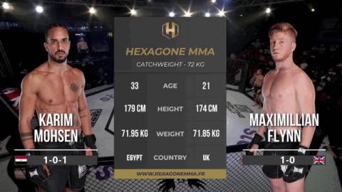 Hexagone MMA 4 - Maximillian Flynn vs Karim Mohsen - Aug 28, 2022