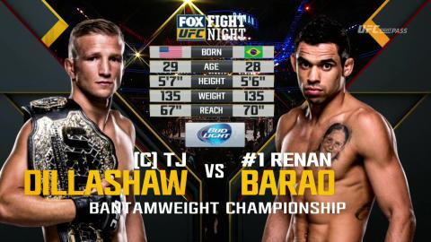 UFC on FOX 16 - TJ Dillashaw vs Renan Barao 2 - Jul 25, 2015