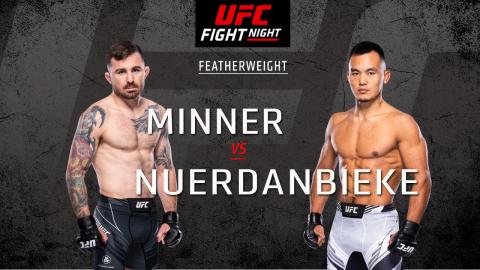 UFC Fight Night 214 - Darrick Minner vs Shayilan Nuerdanbieke - Nov 05, 2022