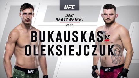 UFC 260 - Modestas Bukauskas vs Michal Oleksiejczuk - Mar 27, 2021
