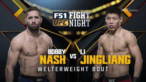 UFC on Fox 23 - Bobby Nash vs Li Jingliang - Jan 28, 2017