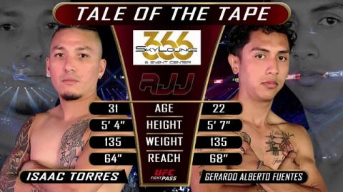 Next Fight Up - Gerardo Alberto Fuentes vs Isaac Torres - Oct 06, 2022