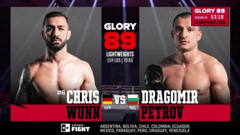Glory 89 - Dragomir Petrov vs Chris Wunn - 07 October, 2023