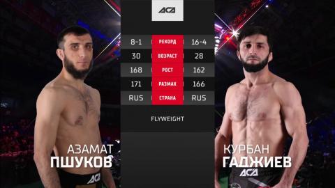 Azamat Pshukov vs. Kurban Gadzhiev Aug 30,2021