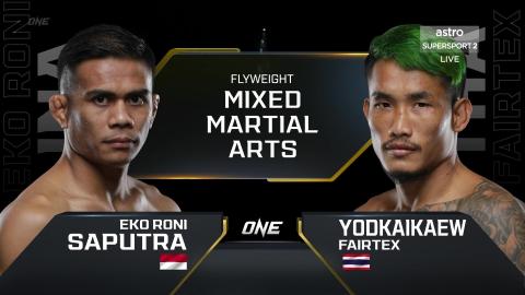 ONE Championship 162 - Eko Roni Saputra vs Yodkaikaew Fairtex - Oct 21, 2022