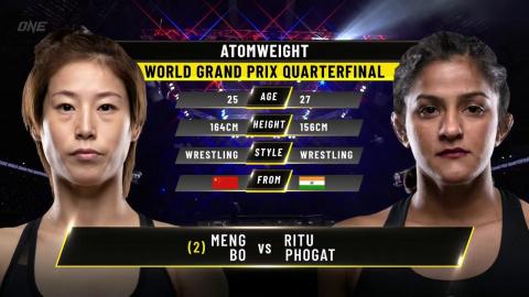 Meng Bo VS Ritu Phogat  - Sep 03, 2021