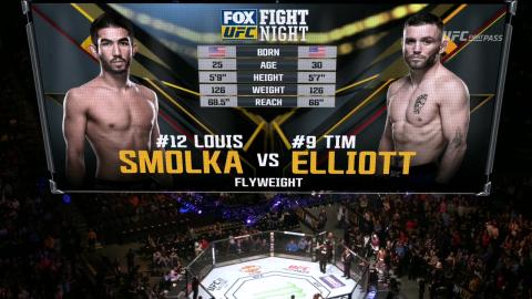 UFC on Fox 24 - Louis Smolka vs Tim Elliott - Apr 15, 2017