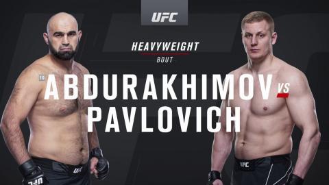 UFC Fight Night 204 - Shamil Abdurakhimov vs Sergei Pavlovich - March 20, 2022