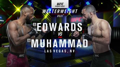 UFCFN 187 - Leon Edwards vs Belal Muhammad - Mar 13, 2021
