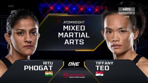 ONE 161 - Ritu Phogat vs Tiffany Teo - Sep 29, 2022